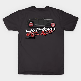 Black 32 Roadster Hot Rod T-Shirt